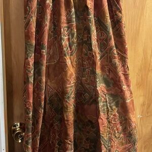 Vintage Bohemian Patterned maxi Skirt